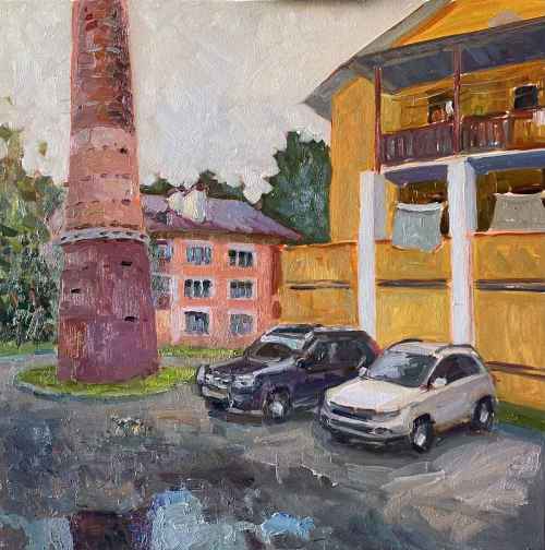 После дождя. Желтый городок. Люберцы